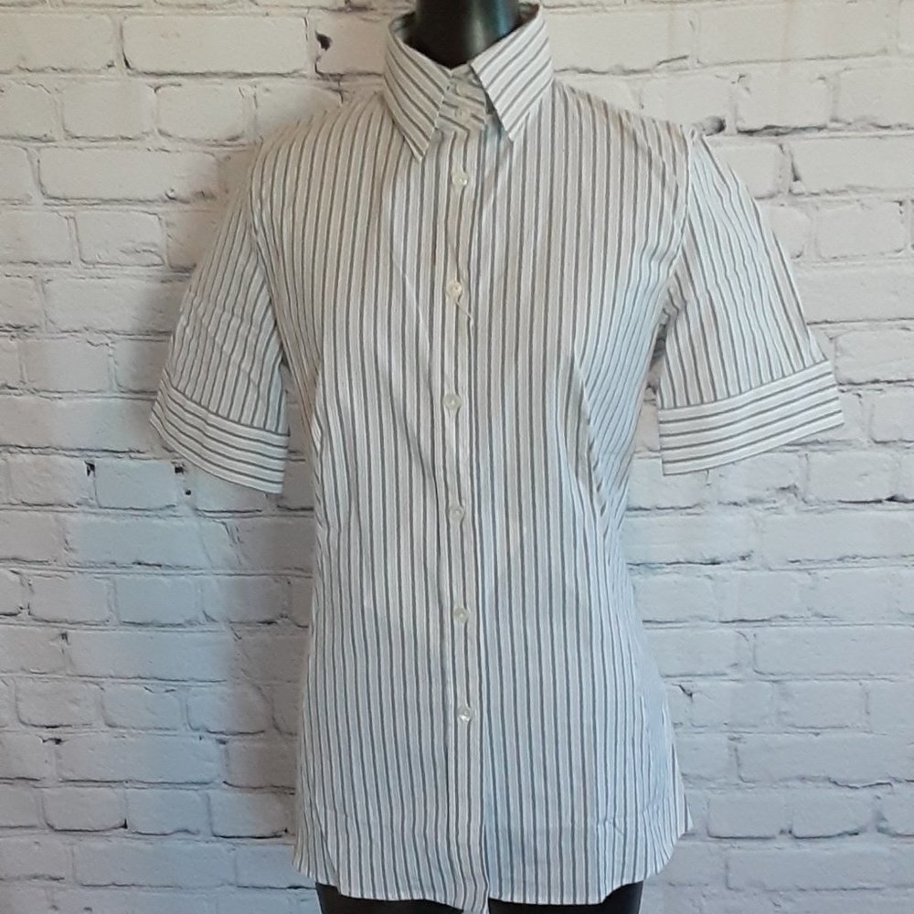 Italian Fitted Striped Shirt